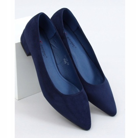Chaussures à talons bas, bleu marine CL70P Bleu 1 Chaussures à talons bas, bleu marine CL70P Bleu 1