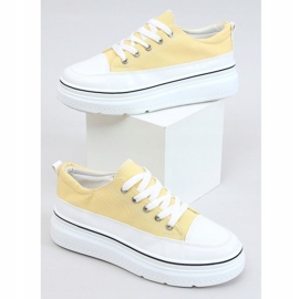 Jaune BL228P Baskets à semelle haute jaune 1