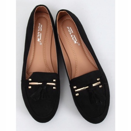 Mocassins femme noirs 9988-159 Noir le noir 1