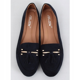 Mocassins femme bleu marine 9988-159 DK.BLUE 1