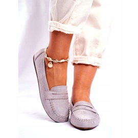 SEA Mocassins Femme Gris Panay 2