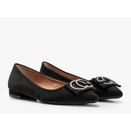 Ballerines plates noires de Lisbeth le noir 1