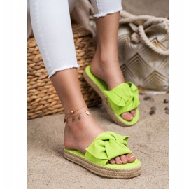 Seastar Espadrilles en daim vert 1