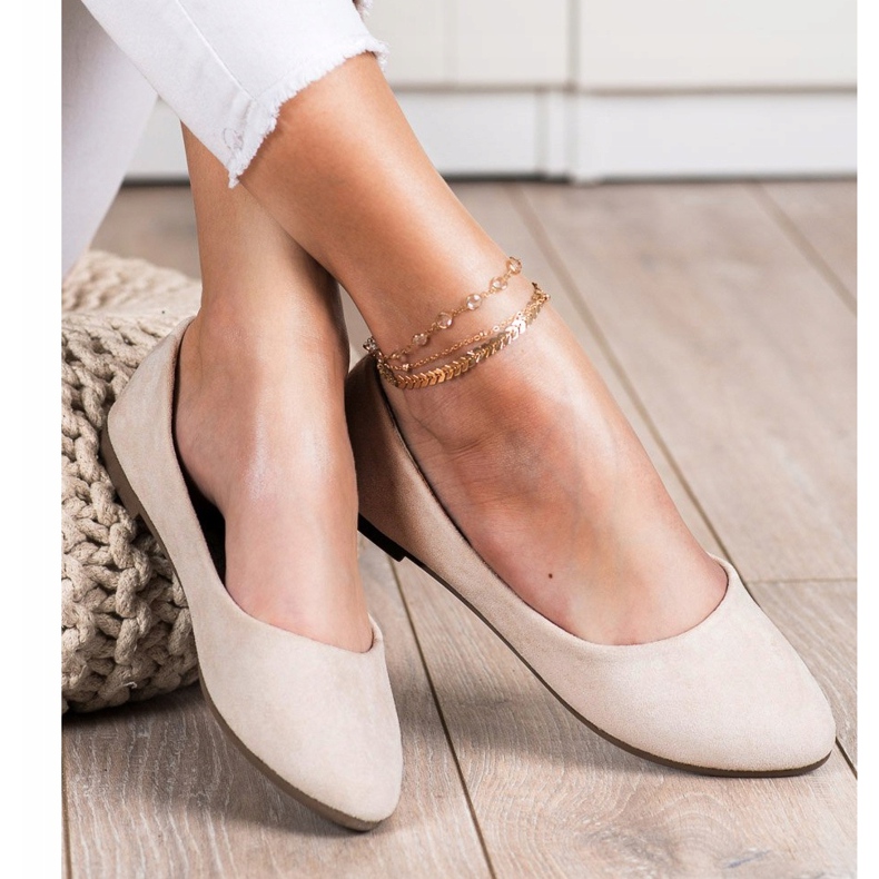 Ballerines classiques VINCEZA beige 1