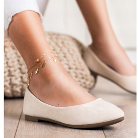 Ballerines classiques VINCEZA beige 3