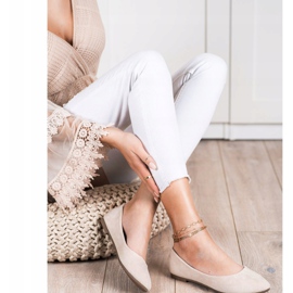 Ballerines classiques VINCEZA beige 4