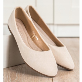 Ballerines classiques VINCEZA beige 2