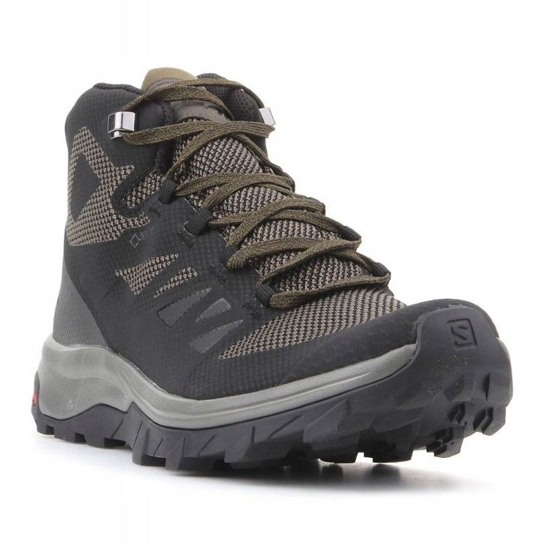 Salomon Outline Mid Gtx M 404763 noir 1