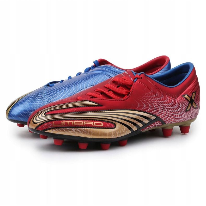 Chaussures de football Umbro Revolution Fce II-A Hg M 886669-6CT bleu marine, rouge, bleu multicolore 2