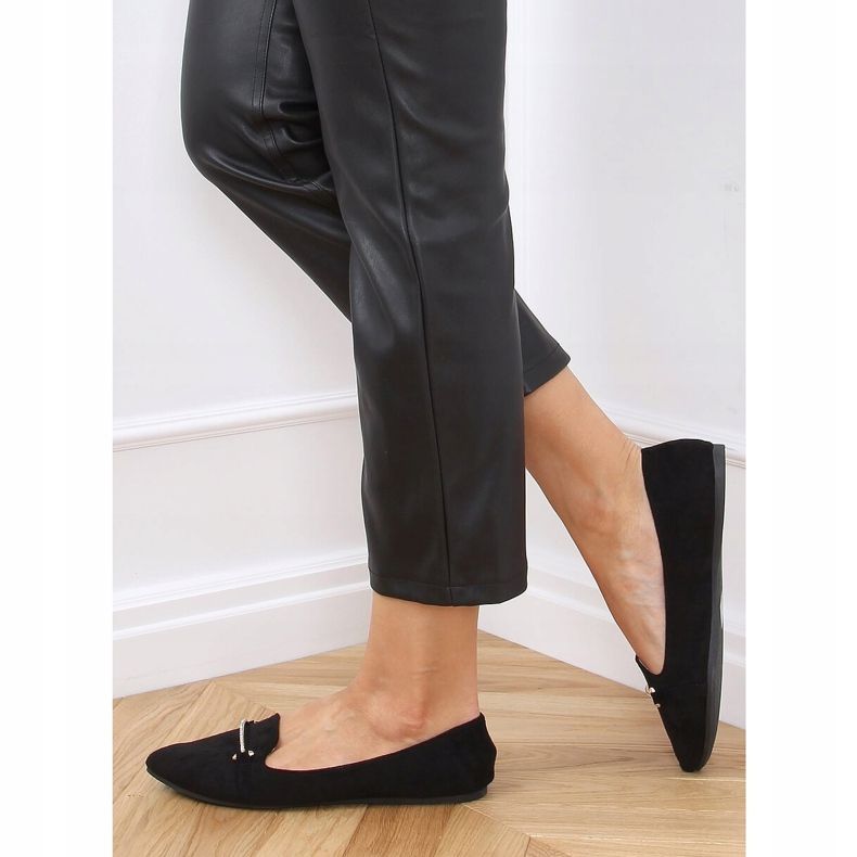 Mocassins amandes noir 3C-6 Noir le noir 2