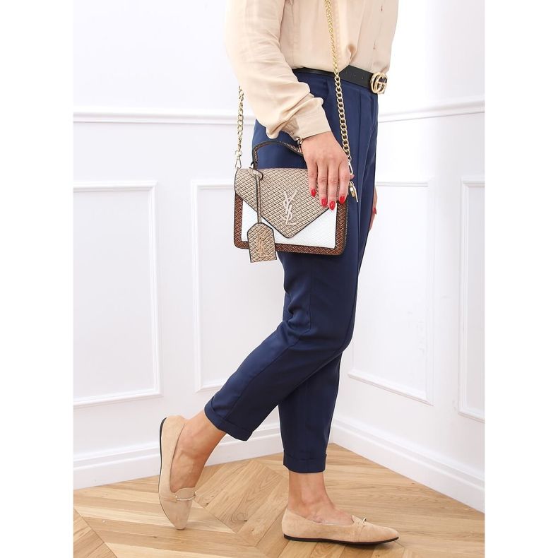 Mocassins beige amande 3C-6 Abricot 1