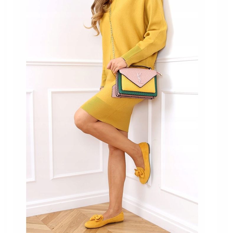 Mocassins Femme Miel 9086 Jaune 1