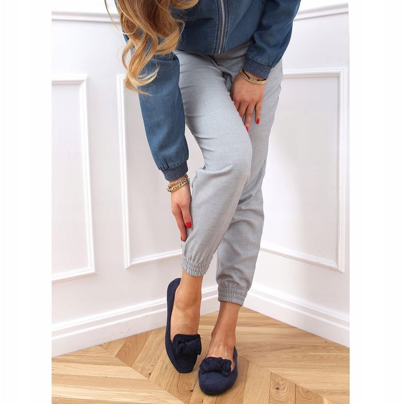 Mocassins bleu marine pour femme 9086 Bleu 1