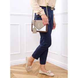 Mocassins femme beige 9086 Beige 2