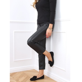 Mocassins femme noirs 9086 Noir 2