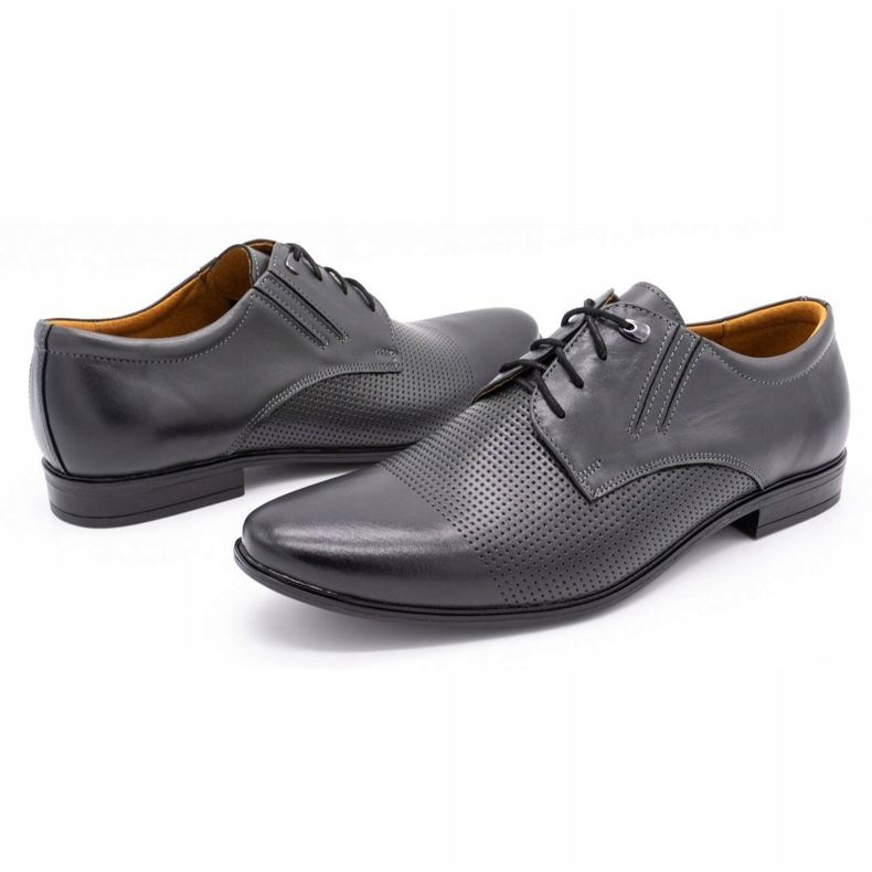 Olivier Chaussures en cuir masculin 482 gris 5 Olivier Chaussures en cuir masculin 482 gris 5
