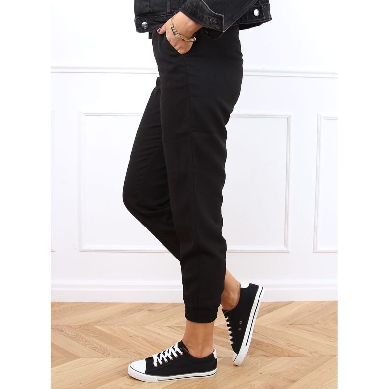 Baskets classiques pour femmes noires BN-B68 Noir 2