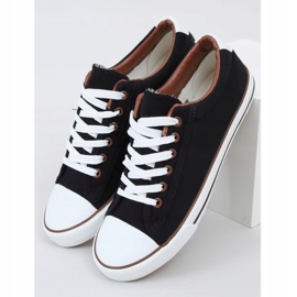 Baskets classiques pour femmes noires BN-B68 Noir le noir 3