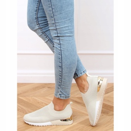 Chaussettes beiges LDH006 Chaussures de sport beiges 2