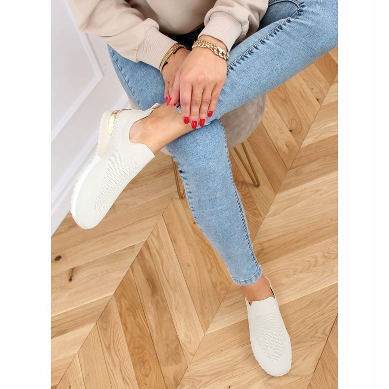 Chaussettes beiges LDH006 Chaussures de sport beiges 1