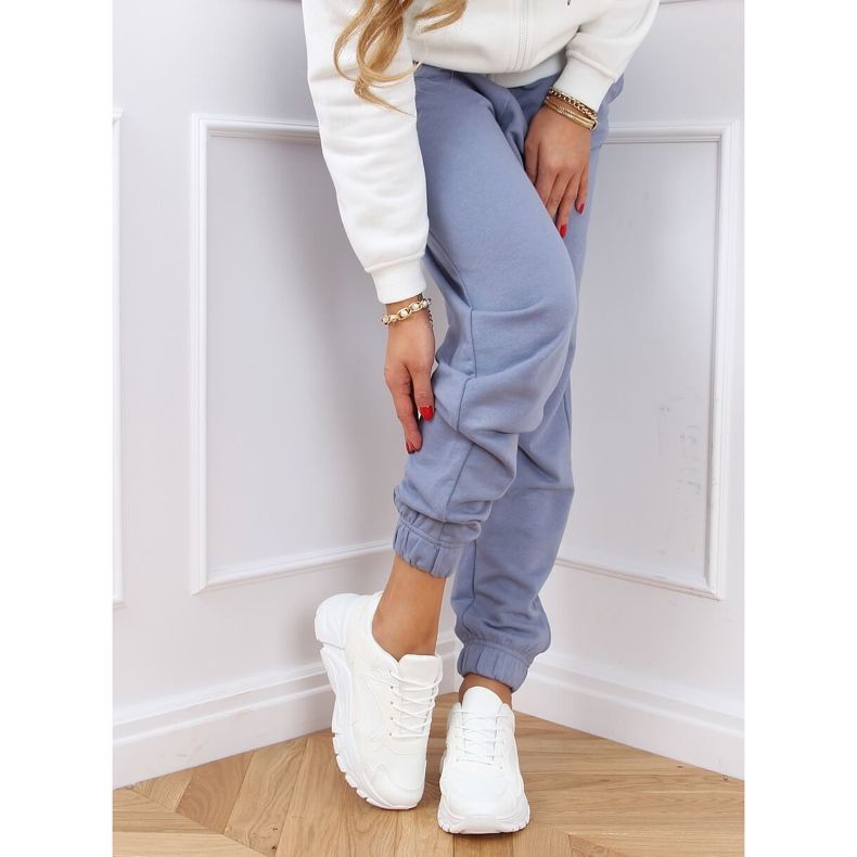 Chaussures de sport blanches YL-45 Blanc 1 Chaussures de sport blanches YL-45 Blanc 1