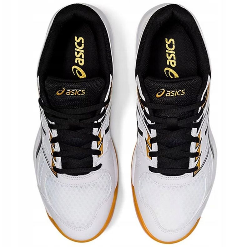 Asics Upcourt 4 M 1071A053 102 chaussures de volley-ball multicolore blanc 1