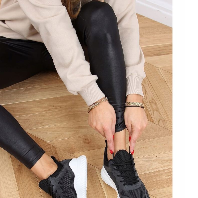 Noir KK-219 Chaussures de sport noires le noir 1