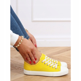 Baskets jaunes pour femmes 3176 Jaune 2
