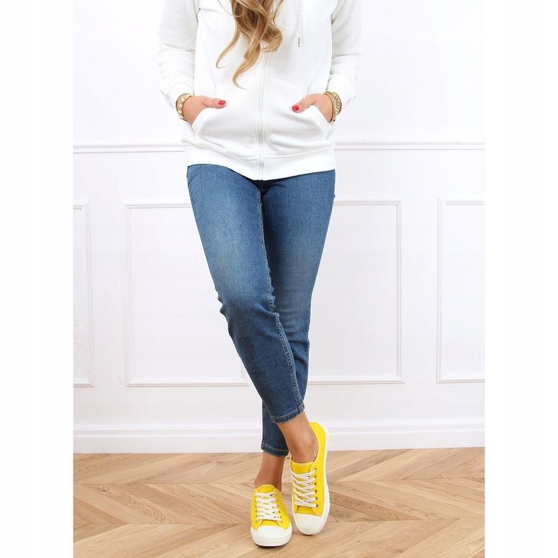 Baskets jaunes pour femmes 3176 Jaune 1