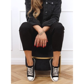 Baskets femme noires 3176 Noir le noir 2