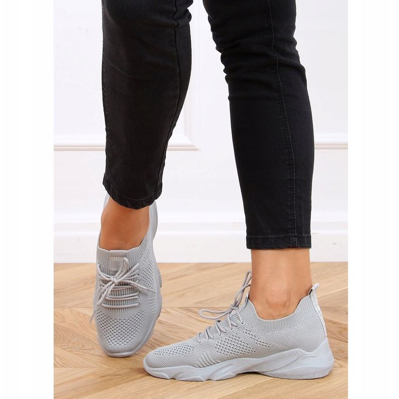 Gris FF-10 Chaussettes grises chaussures de sport 2 Gris FF-10 Chaussettes grises chaussures de sport 2