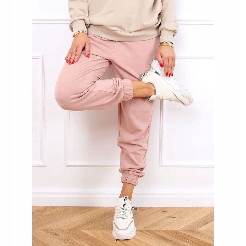 Beige 9935 Chaussures de sport beiges 2