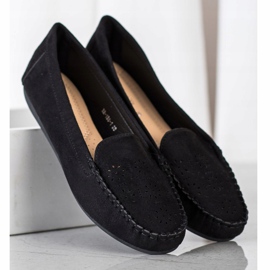 Best Shoes Mocassins À Motif Ajouré le noir 1