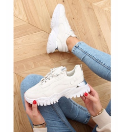 Beige 9931 Chaussures de sport beiges 1