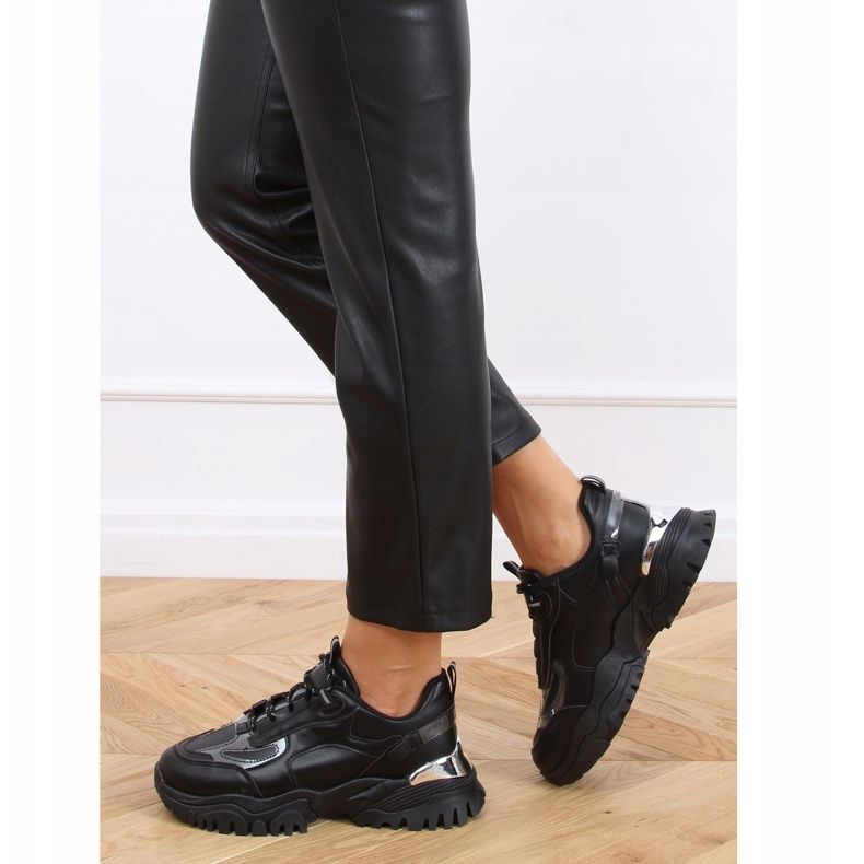 Noir 9931 Chaussures de sport noires 1