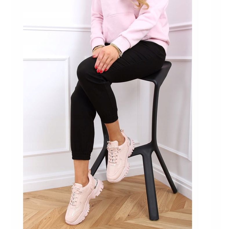 Rose 9931 Chaussures de sport roses 1