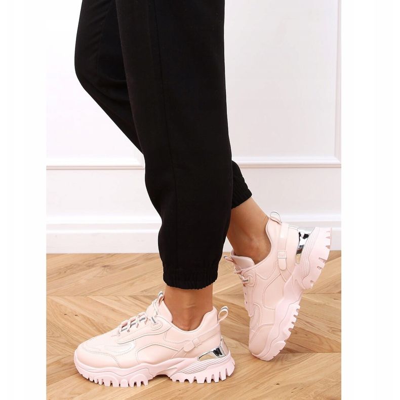 Rose 9931 Chaussures de sport roses 2