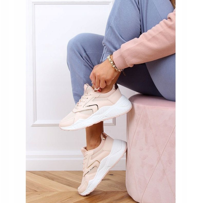 Rose GB-003 Chaussures de sport roses 1