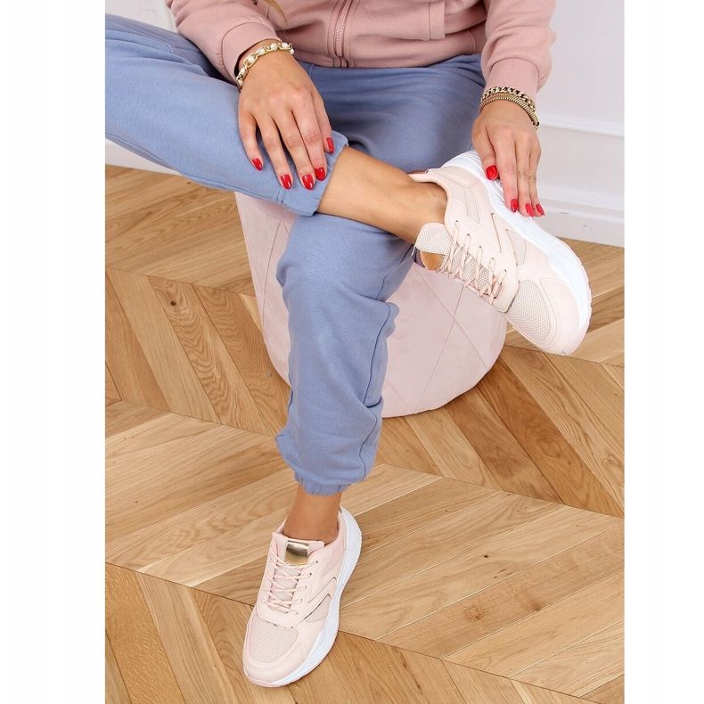 Rose GB-003 Chaussures de sport roses 2