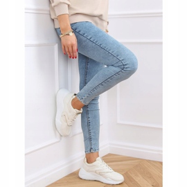 Beige GB-003 Chaussures de sport beiges 1