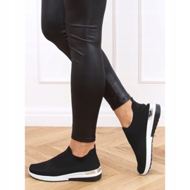 Noir G-362 Chaussettes noires chaussures de sport 2