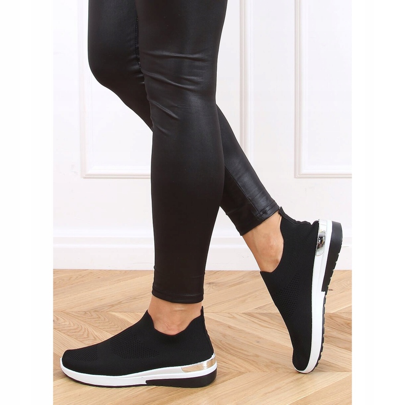 Noir G-362 Chaussettes noires chaussures de sport le noir 2