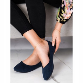Ballerines classiques VINCEZA bleu marin 1