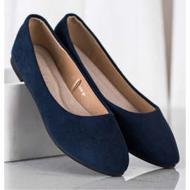 Ballerines classiques VINCEZA bleu marin 3