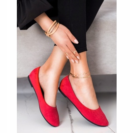 Ballerines classiques VINCEZA rouge 3
