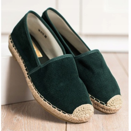 Kayla Espadrilles Ajourées Légères vert 2