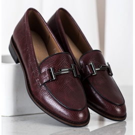 Chaussures Sergio Leone à imprimé serpent rouge 2