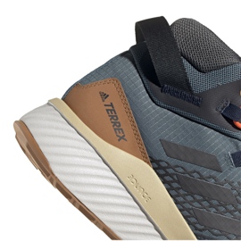 Chaussures Adidas Terrex Folgian Mid Gtx M EF6766 brun noir orange gris 1