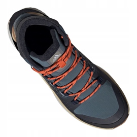 Chaussures Adidas Terrex Folgian Mid Gtx M EF6766 brun le noir orange gris 3