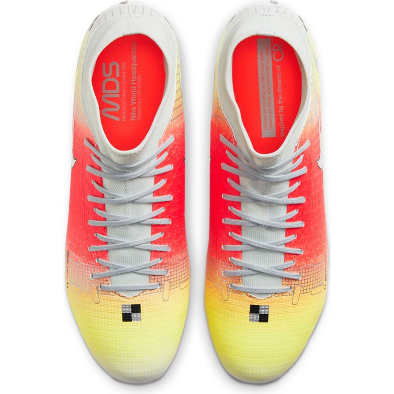 Nike Mercurial Superfly 8 Academy Mds FG / MG CV0948 108 chaussures de football orange 1